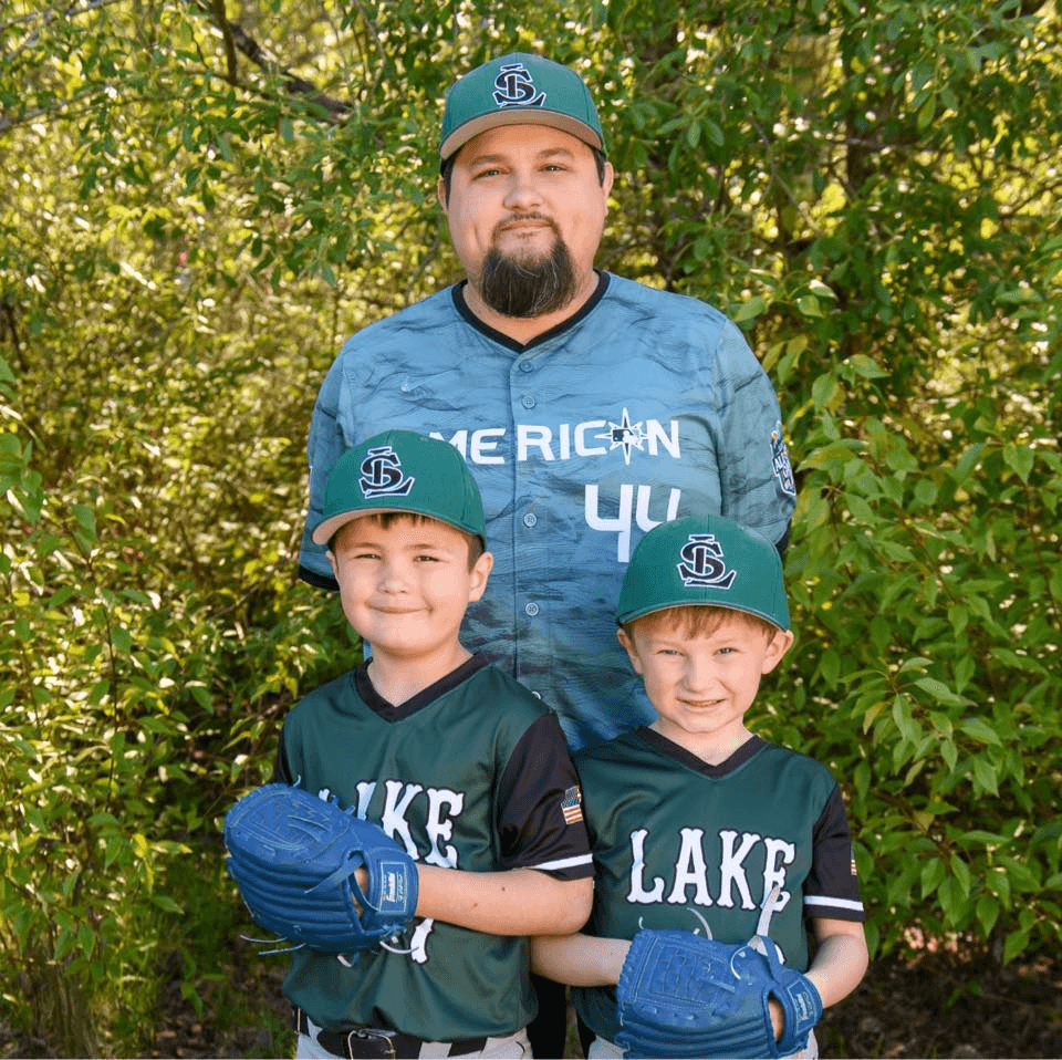 Robert Garrod with family